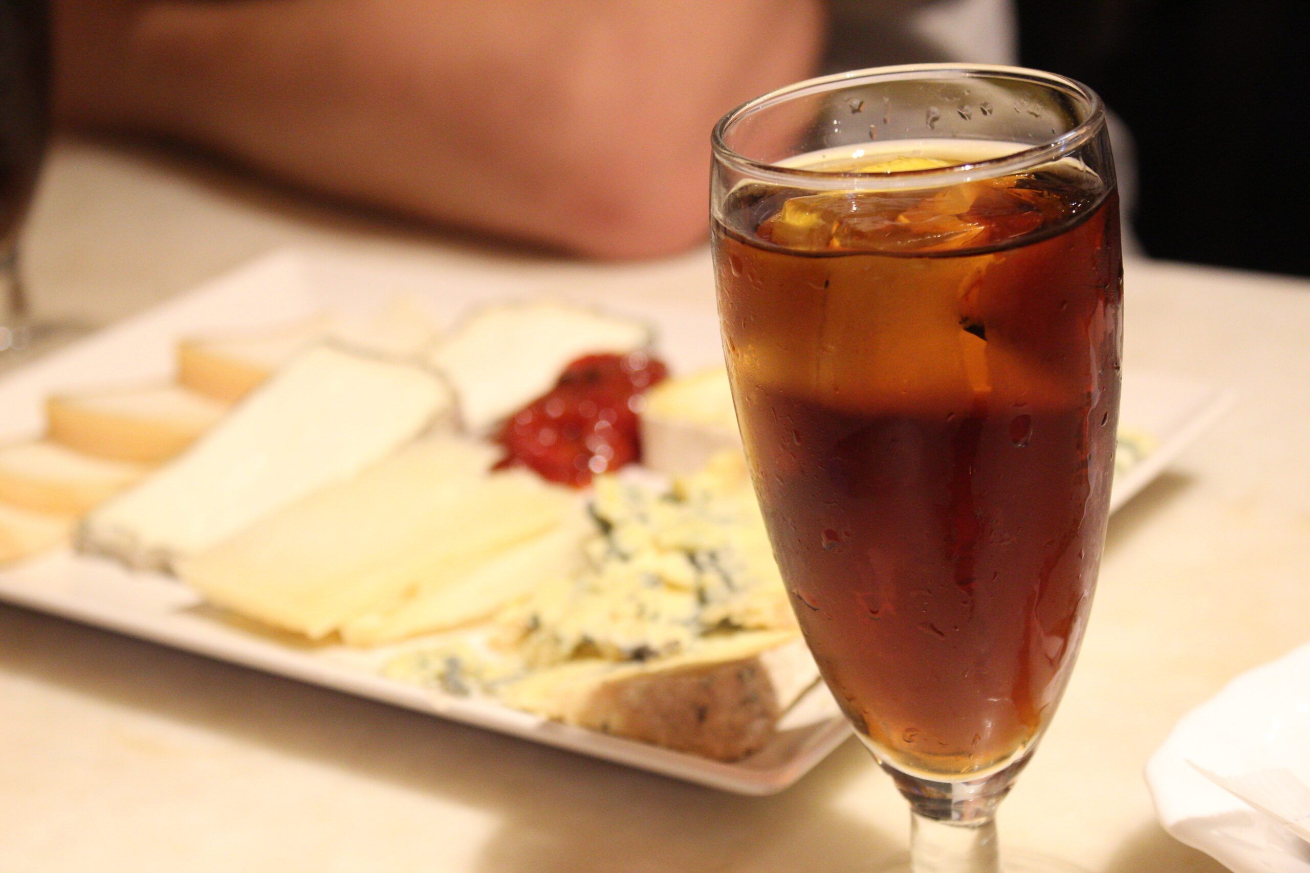 Vermouth and Cheese Platter