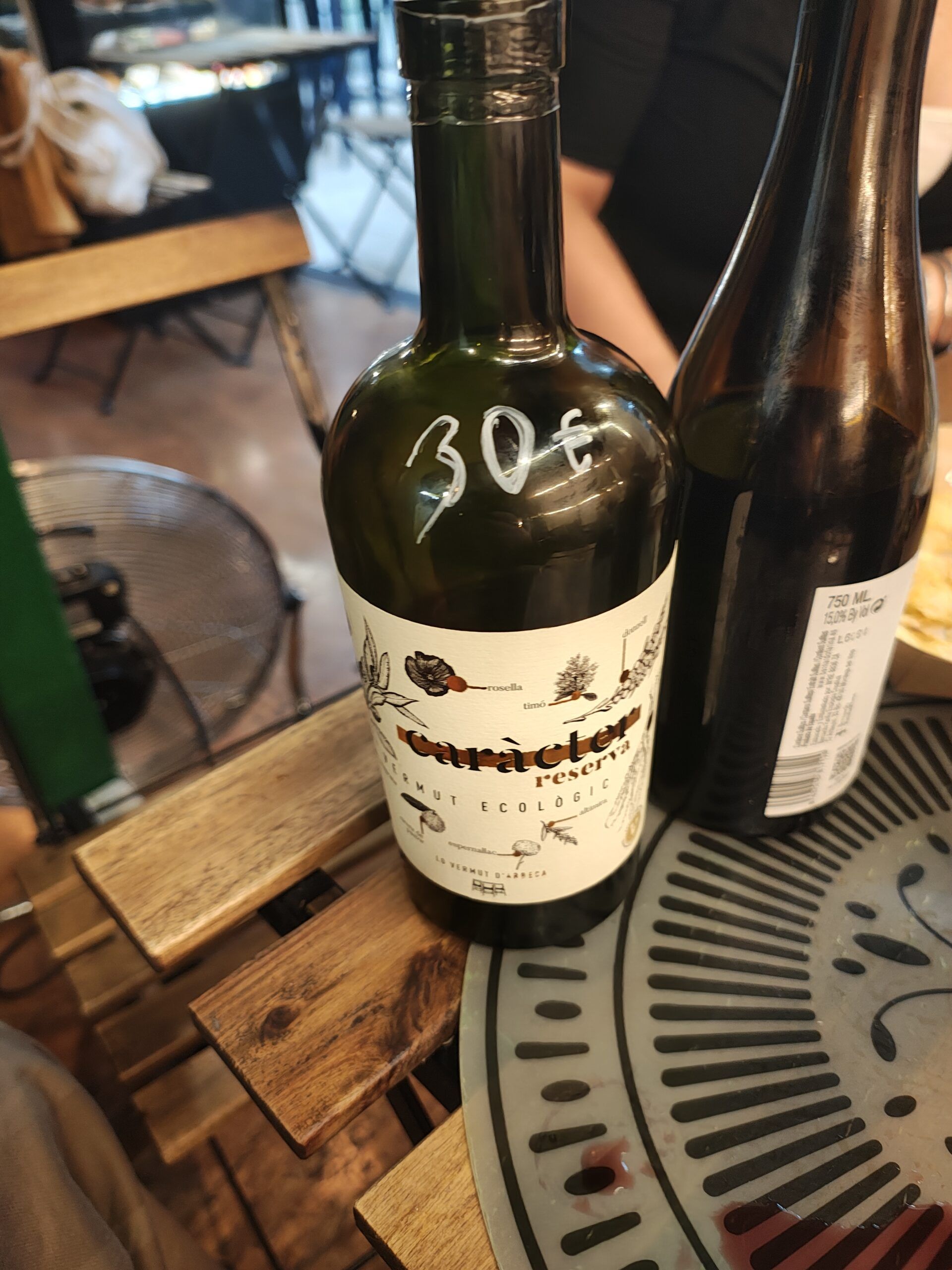 A bottle of high quality vermouth Tío Tours
